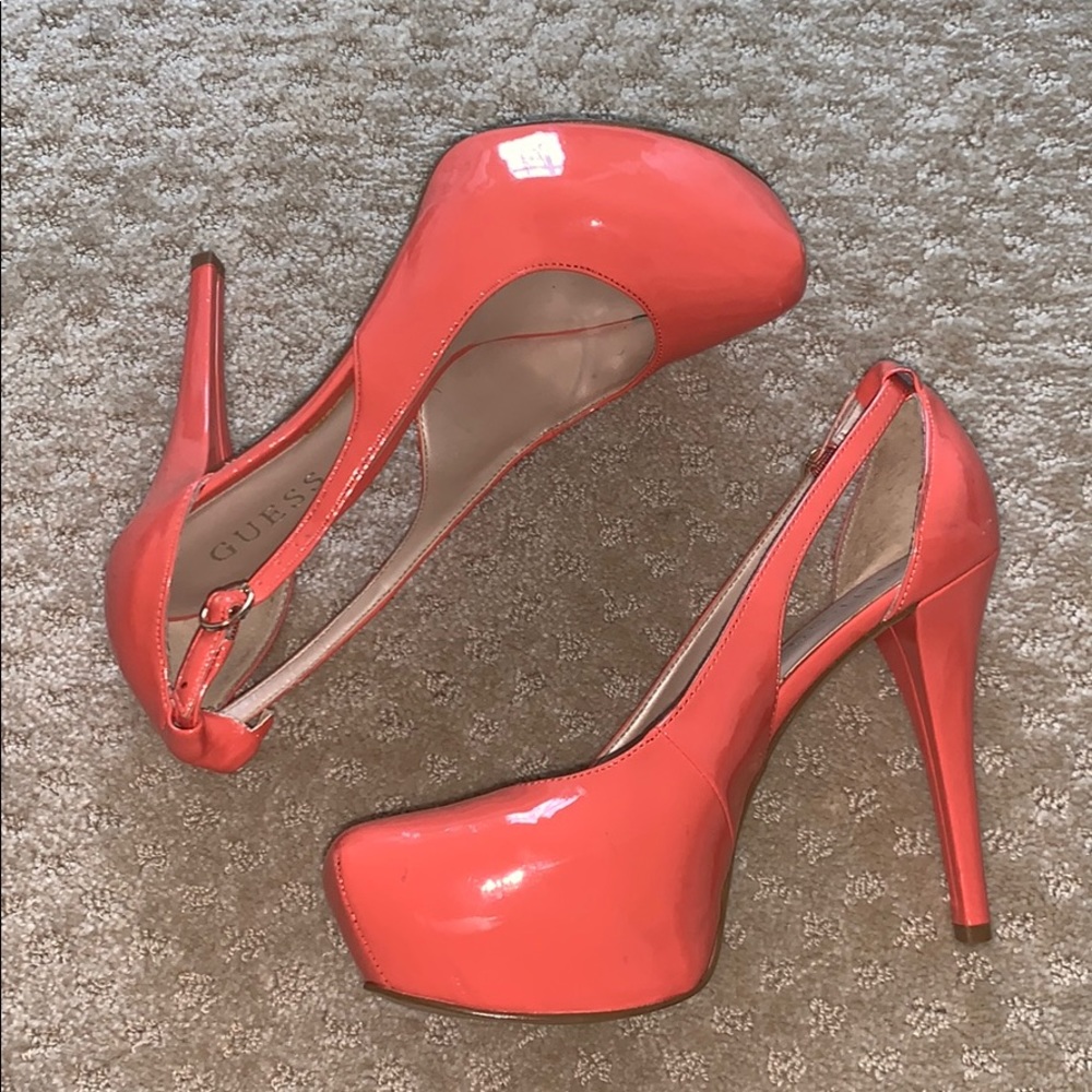 Peach heels